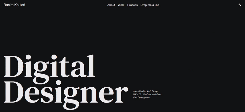 Portfolio Landing Page Thumbnail
