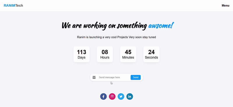 Countdown Launch Page Thumbnail